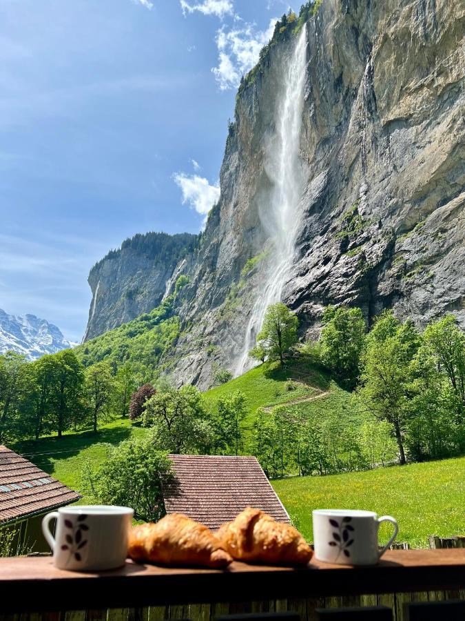 Breathtaking Waterfall Apartment Nr.2 Lauterbrunnen Exteriör bild