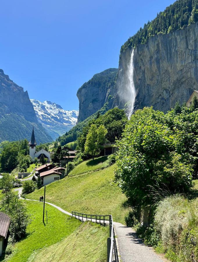 Breathtaking Waterfall Apartment Nr.2 Lauterbrunnen Exteriör bild